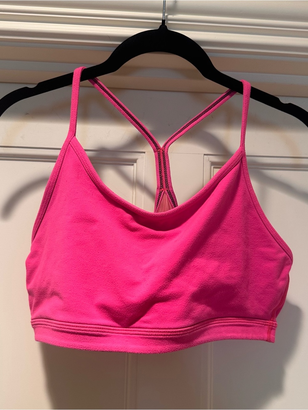 lululemon athletica Hot Pink Strappy Sports Bralette
